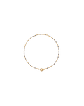 Veronica Beard Enamel Bead Chain Anklet Black