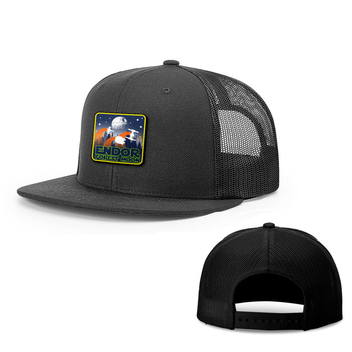 Snapback Flatbill / Full Black / One Size