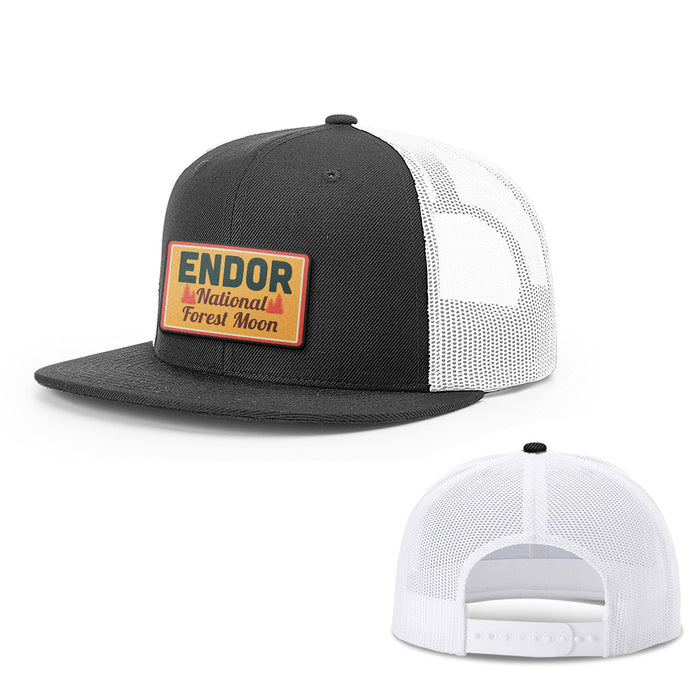 Snapback Flatbill / Black and White / One Size