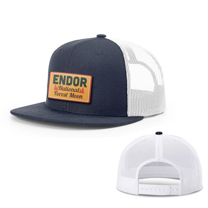 Snapback Flatbill / Navy and White / One Size