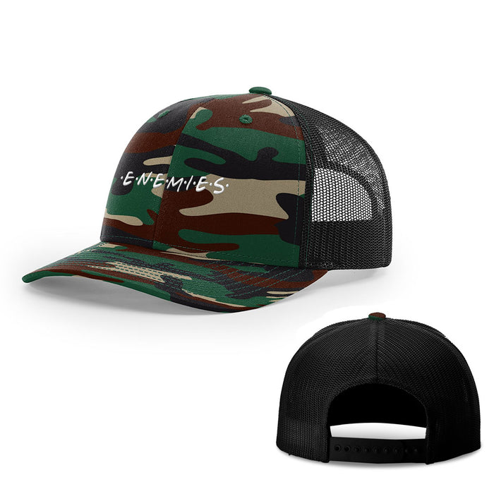 Snapback Trucker / Green Camo and Black / One Size