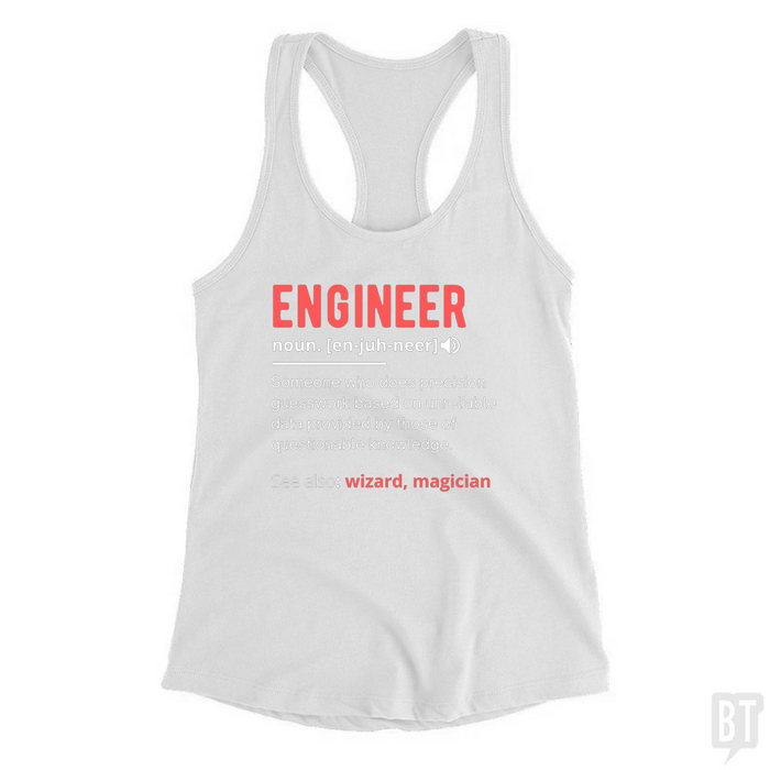 Women's Racerback Tank / White / S