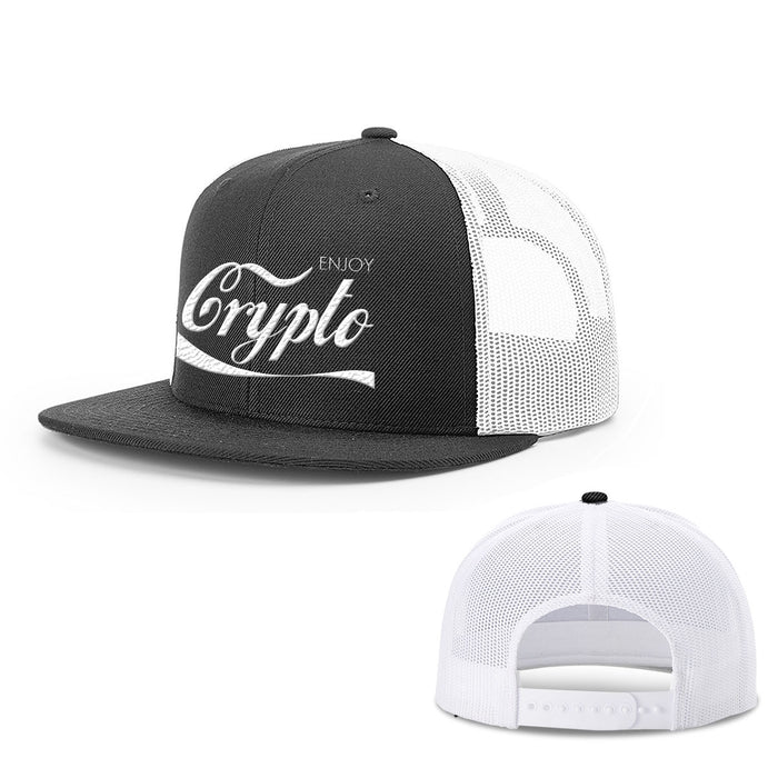 Snapback Flatbill / Black and White / One Size