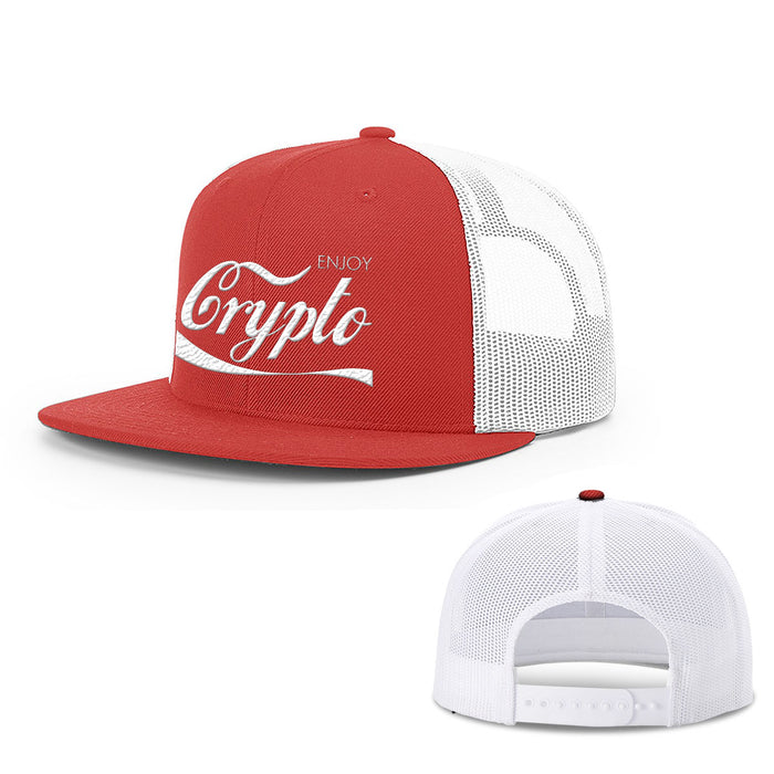 Snapback Flatbill / Red and White / One Size