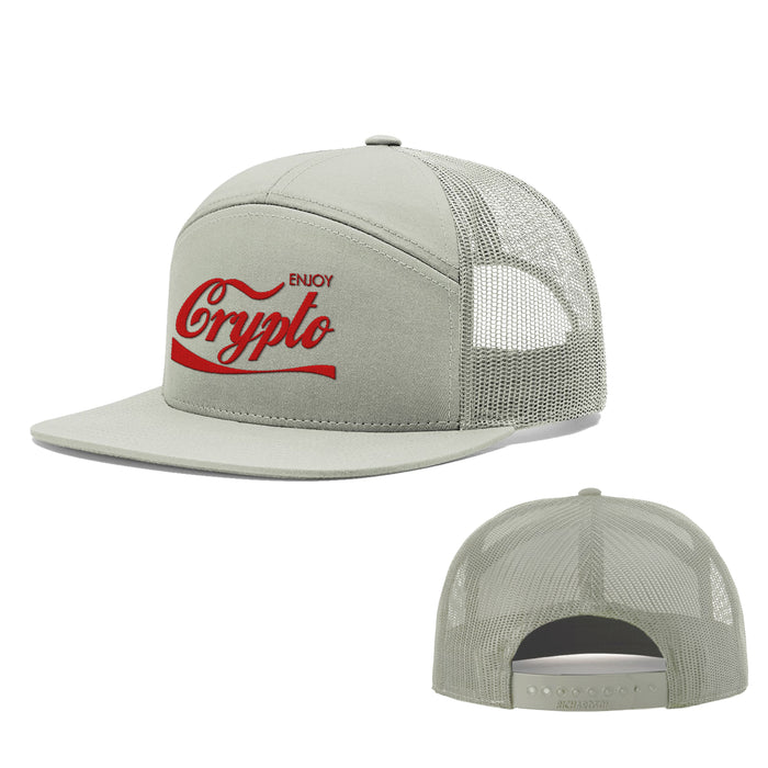 Seven-Panel Trucker Flatbill / Quarry / One Size