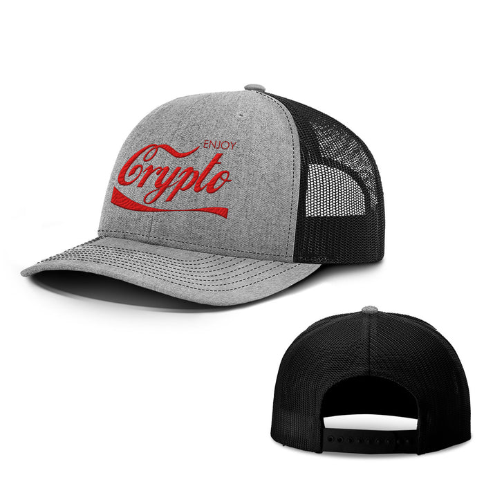 Enjoy Crypto Hats - BustedTees.com