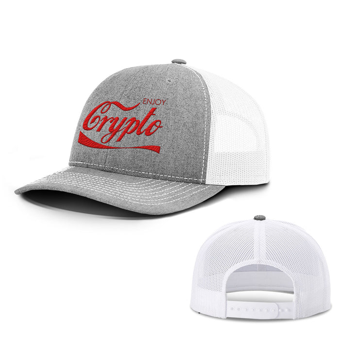 Enjoy Crypto Hats - BustedTees.com