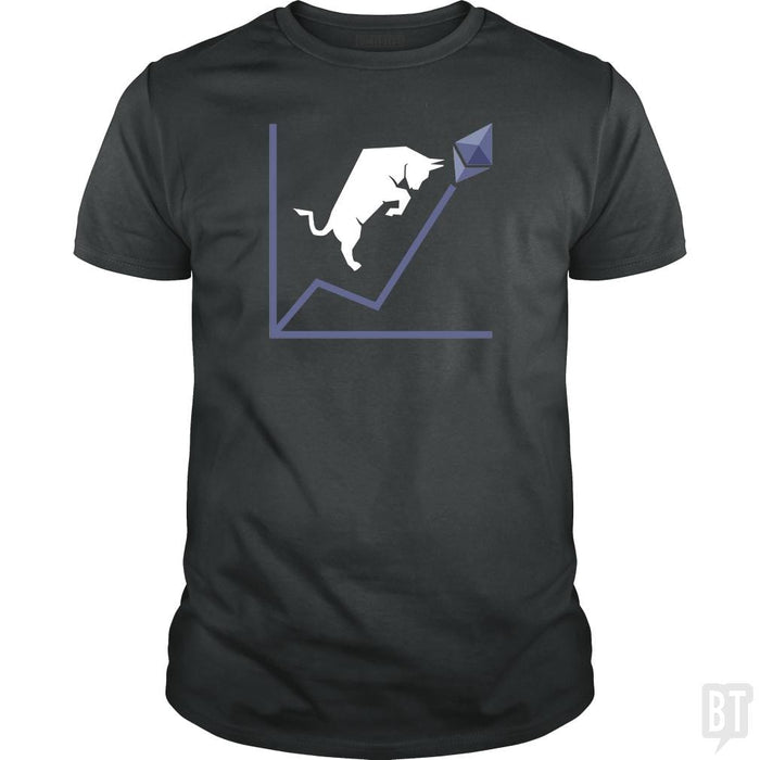 SunFrog-Busted BustedTees Classic Guys / Unisex Tee / Dark Heather / S ETH Bull Run