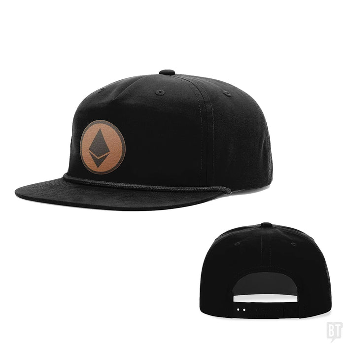 Snapback Rope Flatbill / Full Black / One Size