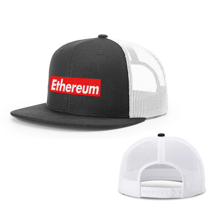 Snapback Flatbill / Black and White / One Size