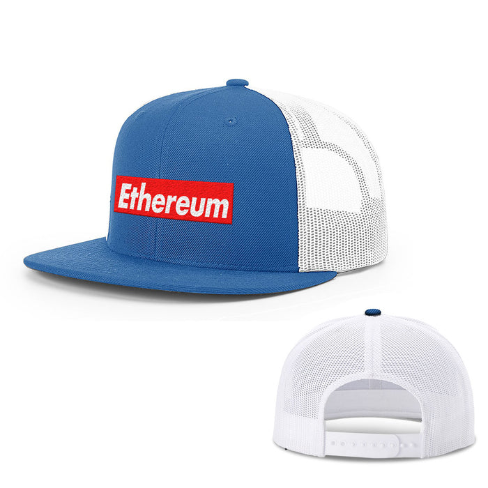 Snapback Flatbill / Royal Blue and White / One Size