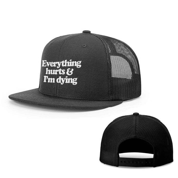 Snapback Flatbill / Full Black / One Size