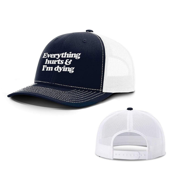 Snapback Trucker / Navy and White / One Size