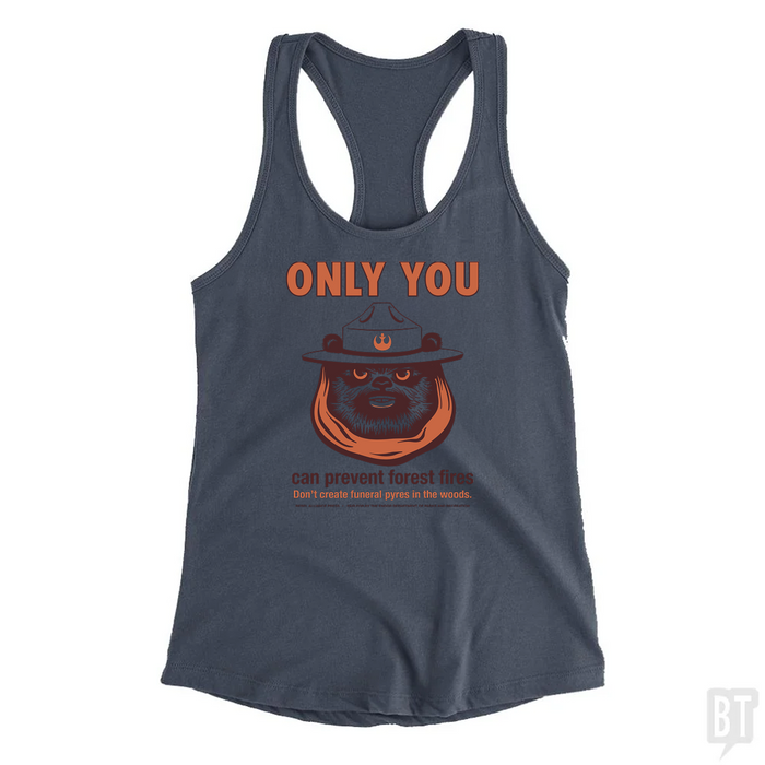 Women's Racerback Tank / Navy Blue / S