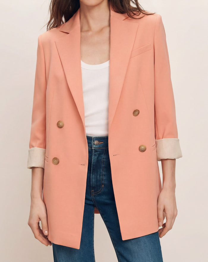 Veronica Beard Fairchild Dickey Jacket - Muted Clay