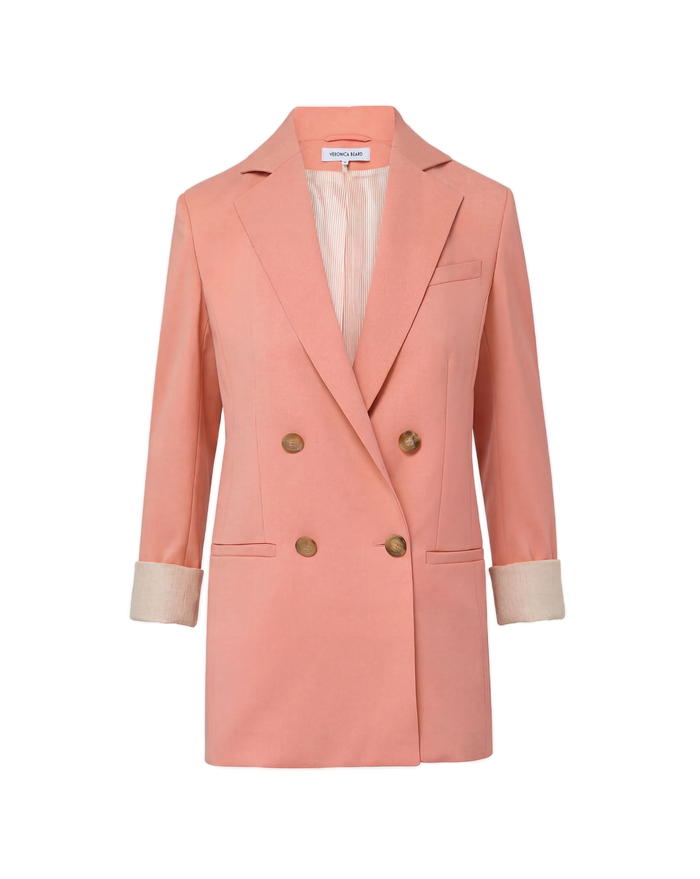 Veronica Beard Fairchild Dickey Jacket - Muted Clay