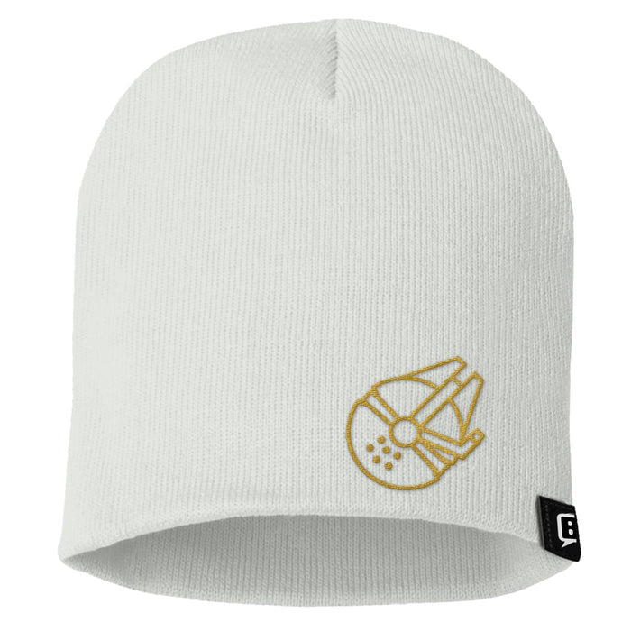 Uncuffed Beanies / White / One Size