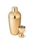Veronica Beard Fausto Jigger & Shaker Set Gold