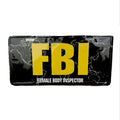 "FBI" Decorative License Plate