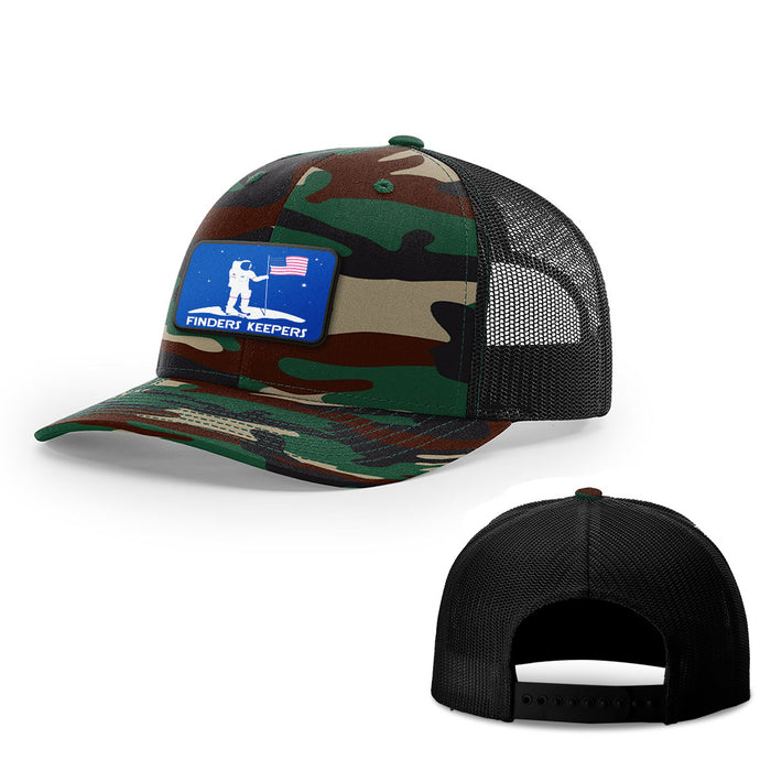 Snapback Trucker / Green Camo and Black / One Size
