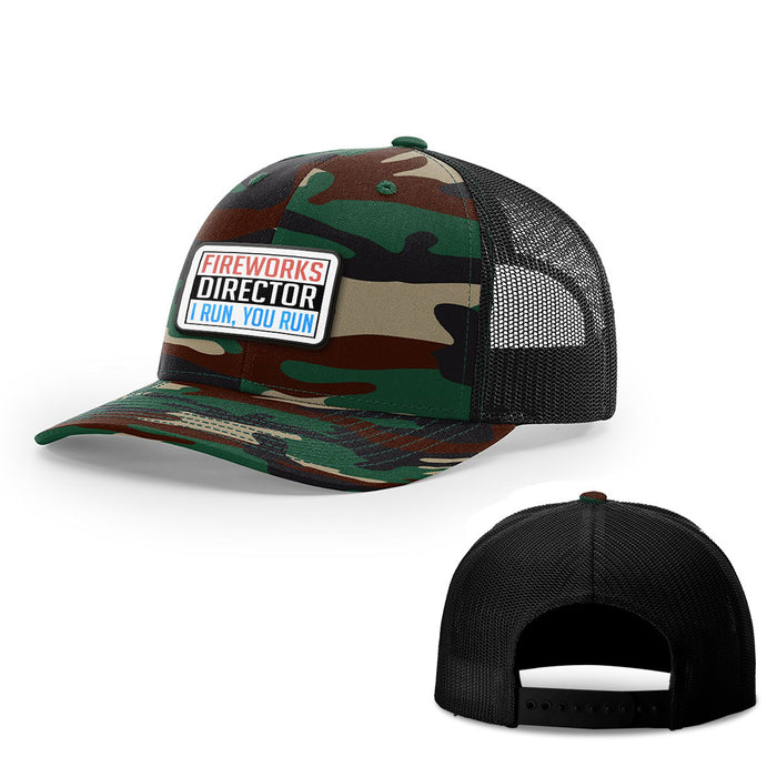 Snapback Trucker / Green Camo and Black / One Size
