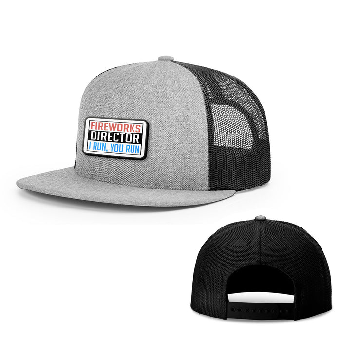 Snapback Flatbill / Heather and Black / One Size