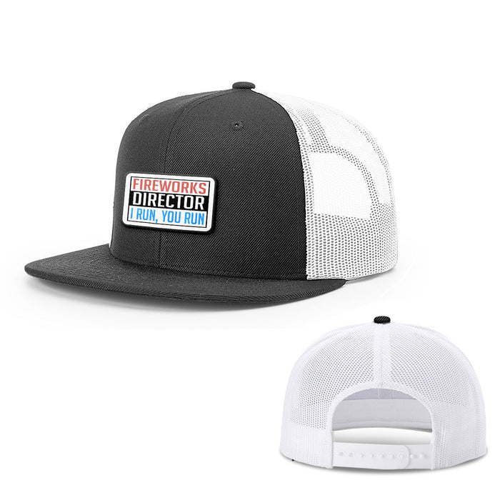 Snapback Flatbill / Black and White / One Size