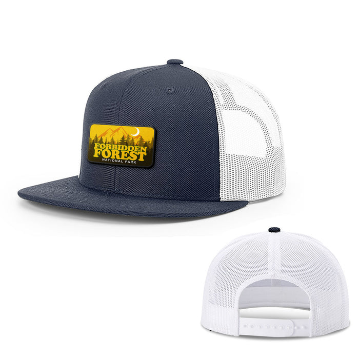 Snapback Flatbill / Navy and White / One Size
