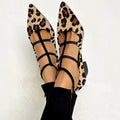 Franca | Schuhe mit Absatz und Leopardenband