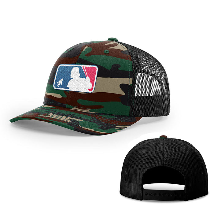 Snapback Trucker / Green Camo and Black / One Size