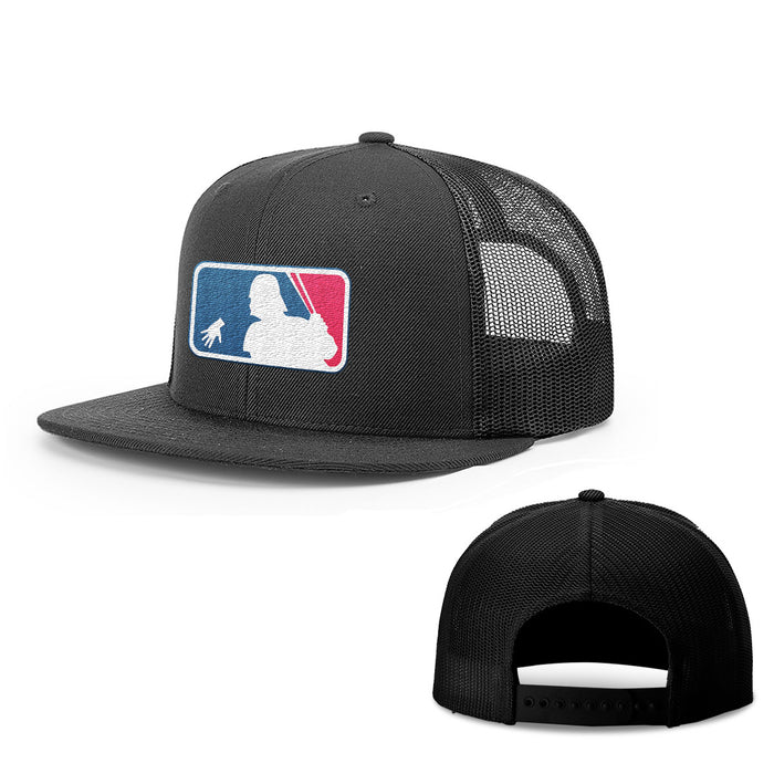 Snapback Flatbill / Full Black / One Size