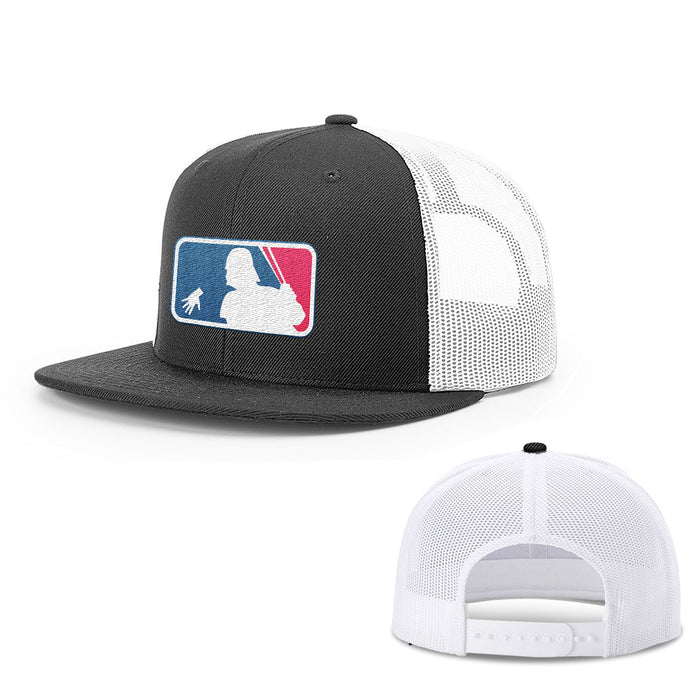 Snapback Flatbill / Black and White / One Size