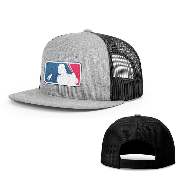 Snapback Flatbill / Heather and Black / One Size