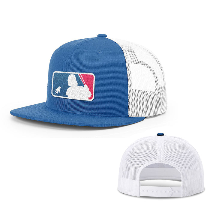 Snapback Flatbill / Royal Blue and White / One Size