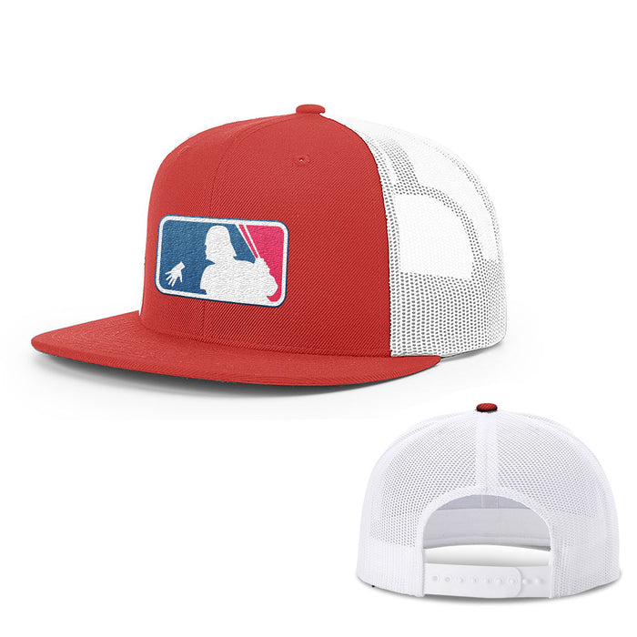 Snapback Flatbill / Red and White / One Size