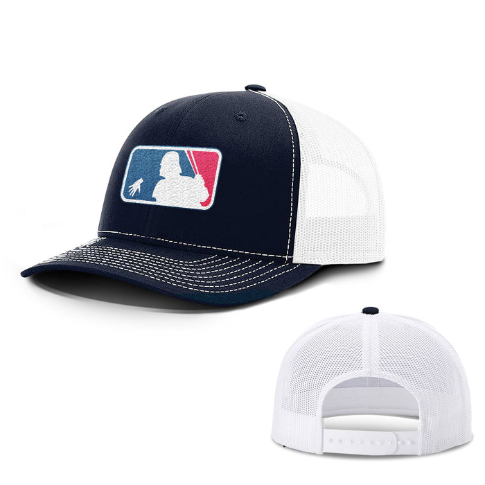 Snapback Trucker / Navy and White / One Size