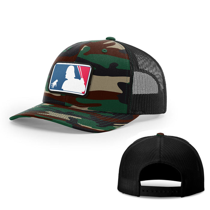 Snapback Trucker / Green Camo and Black / One Size