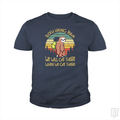 Funny Sloth Hiking Team Kids Shirt