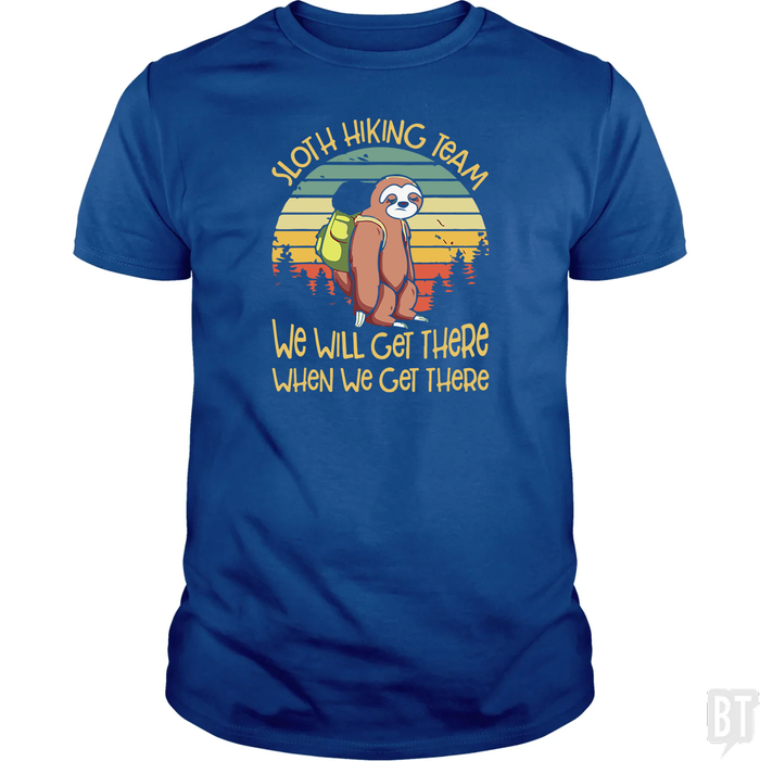 Funny Sloth Hiking Team