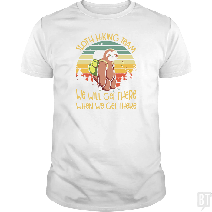 Funny Sloth Hiking Team