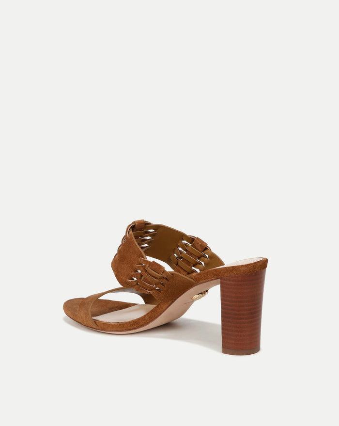 Veronica Beard Georgie Suede Sandal - Hazelwood