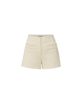 Veronica Beard Gershwin Tweed Short - Dove White