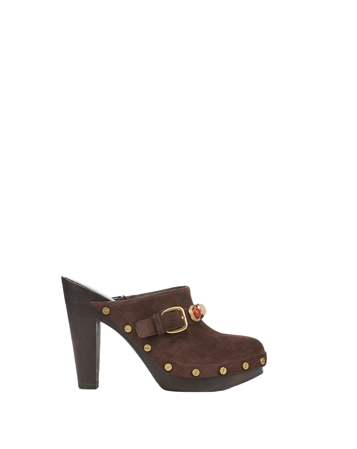 Veronica Beard Giana Platform Clog - Espresso