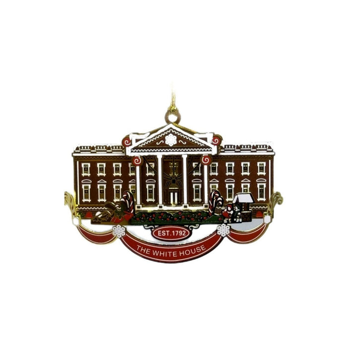 Gingerbread White House Ornament