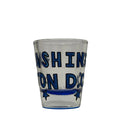 Glitter Written Washington DC Shot Glass