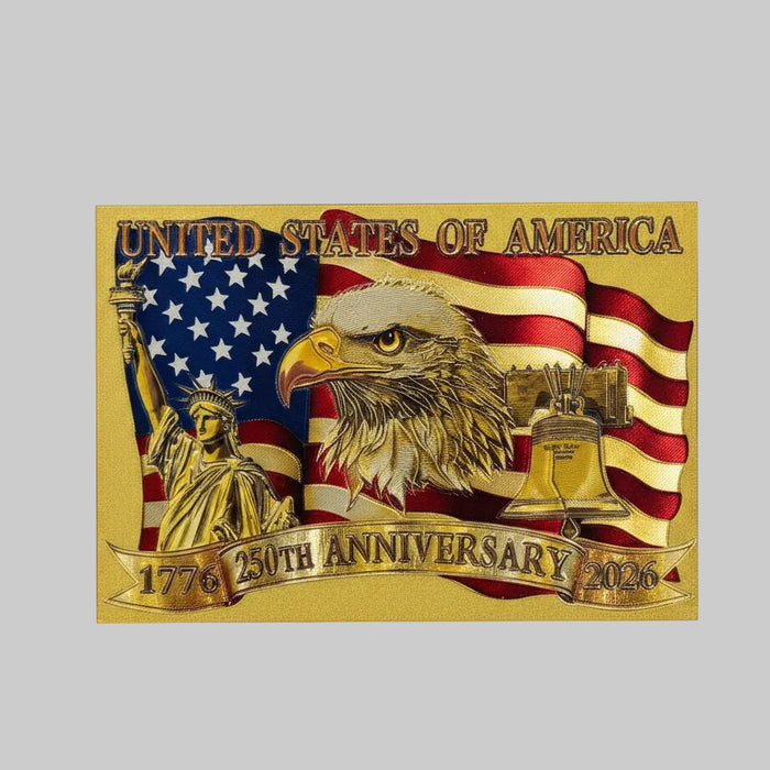 Gold 250th Anniversary Magnet