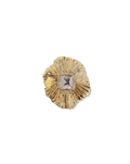 Veronica Beard Gold Floral Brooch - Gold