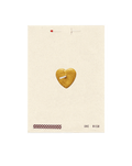 Veronica Beard Gold Heart Wish Card Gold
