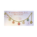 Gold Washington DC Cherry Blossom Bracelet