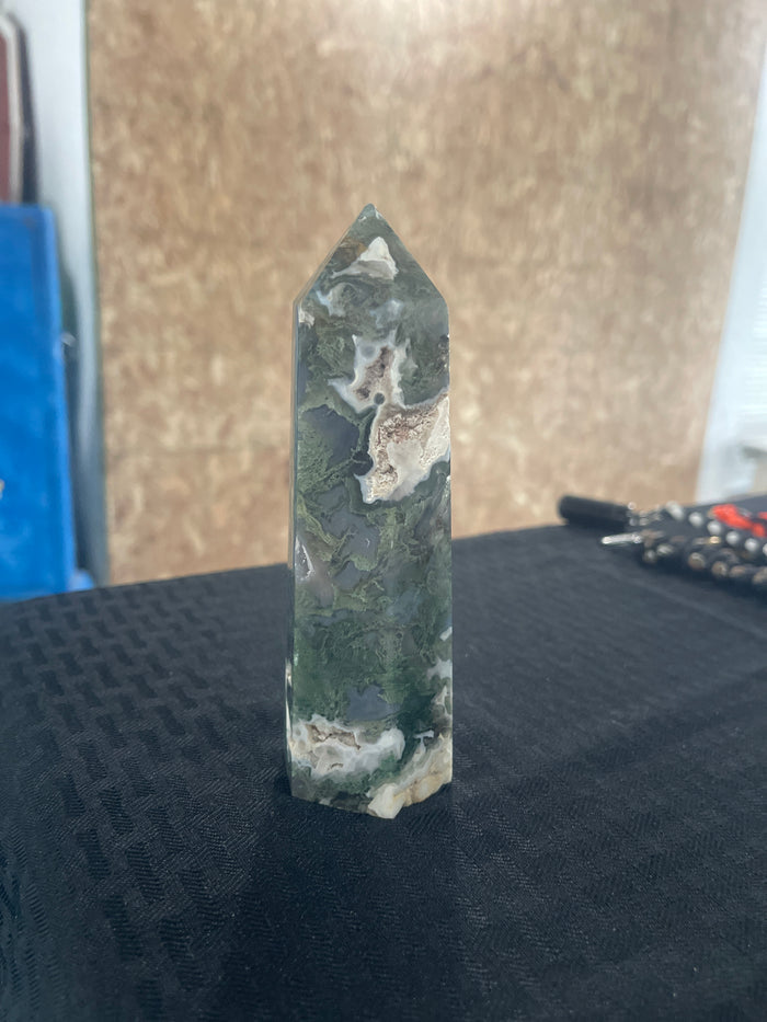 Green moss agate